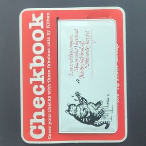 Kliban Singing Cat Checkbook Cover